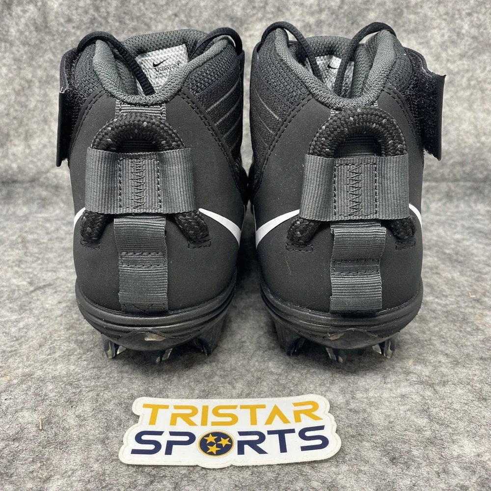 Nike Force Savage Pro 2 Football Cleats Mens Size 11 Black White AH4000-002